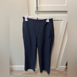 Athleta Endless High Rise Flare Pant, Navy, Size 8